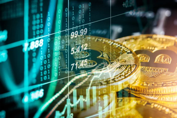 Abstract-cryptocurrency Background