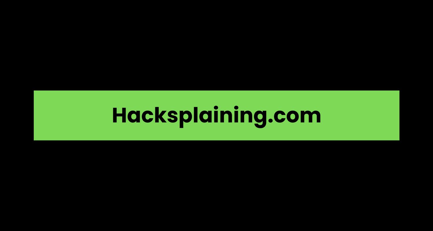 Hacksplaining.com