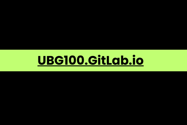 UBG100.GitLab.io